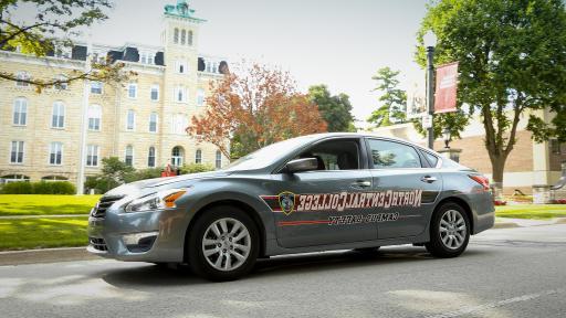 campus safety car on campus